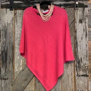 Cashmere poncho